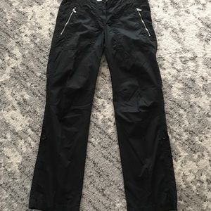 Michael Kors Full Length Black Cargo Pants